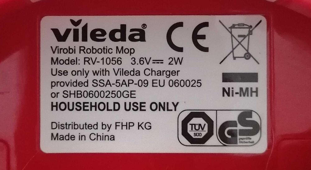 Robô Mopa de limpeza vileda