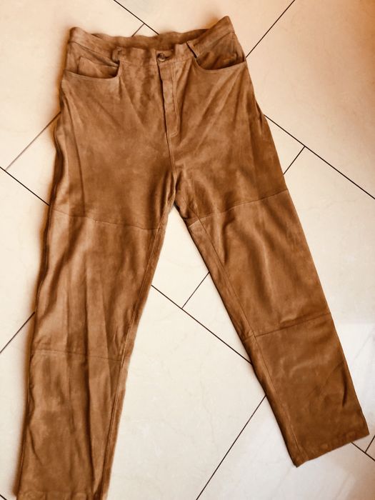 JOY spodnie skórzane