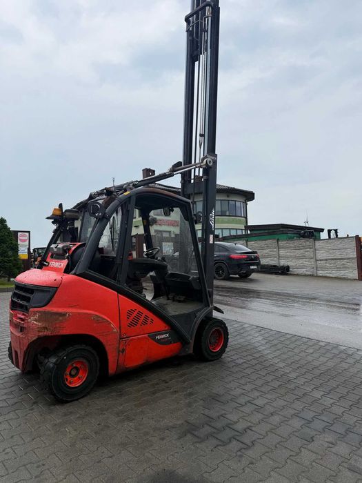 wózek widłowy LINDE H25T-02 EVO 2500kg 2016r Triplex 6.50m silnik VW LPG