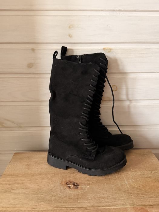 Ботинки сапожки zara DKNY для дівчинки