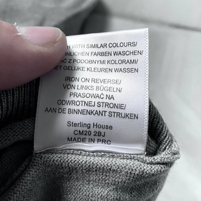 Чоловічий сірий гольф Christiano Baldinucci L