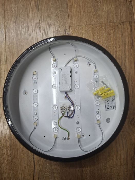 PlafonLED lampa sufitowa MAŁA 30CM okrągła czarna