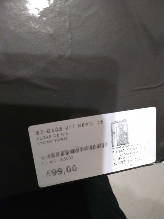 Kozaki damskie rozmiar 38