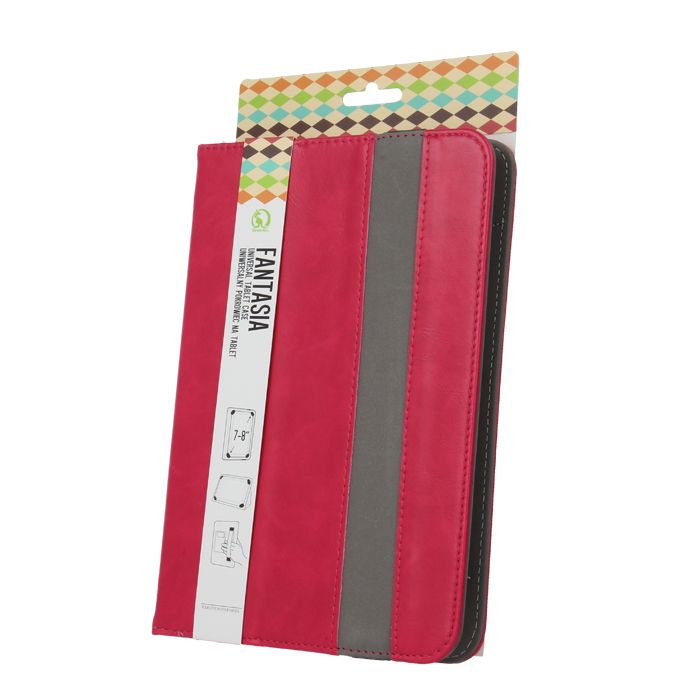 Uniwersalne etui Fantasia - tablet 7-8''(L21,5 x W15 cm) różowe