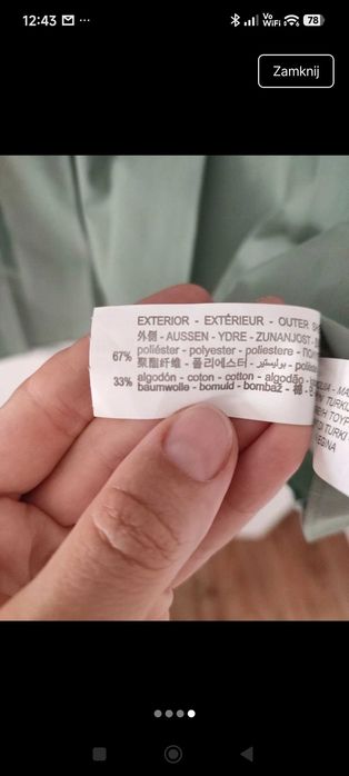 Spódnica plisowana Zara XS