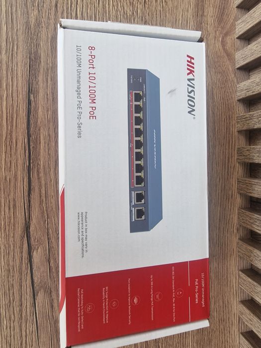 Switch 8 portas POE HIKVISION DS-3E0310HP-E