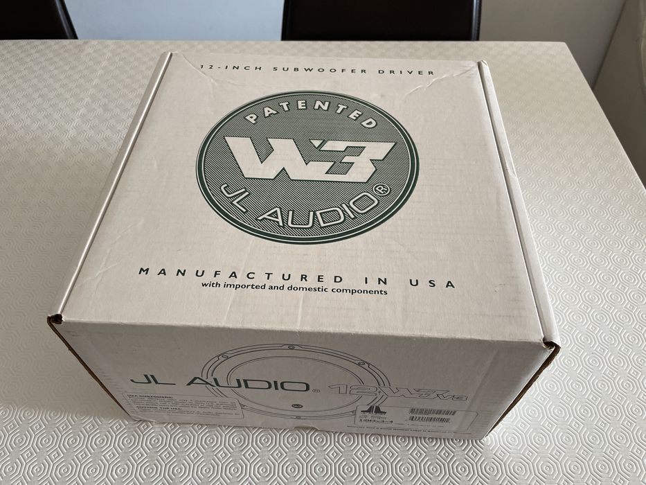 Subwoofer JL Audio 12W3 v3 NOVO