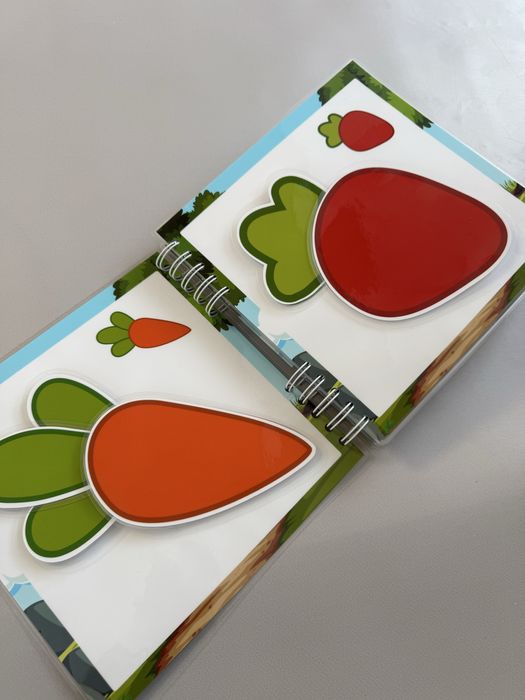 Книга на липучках. Мої перші аплікації