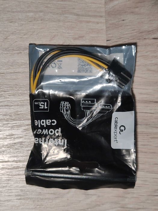 Adapter/ przejściówka 2x Molex / PCI-Express  6-pin