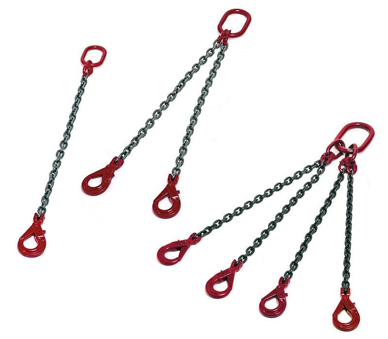 Lingas de Corrente Mono, Dupla, ou Tripla para Elevação de Cargas