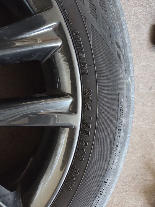 Koła 17" Toyota | Opony Yokohama 215/55 R17 | Rok 2020