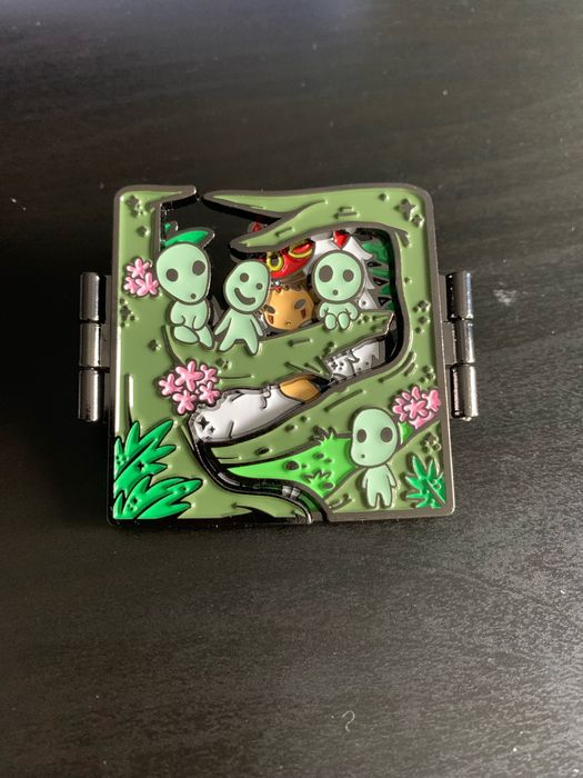 Аниме Значок 3D принцесса Мононоке брошка Хаяо Миядзаки Ghibli Тоторо