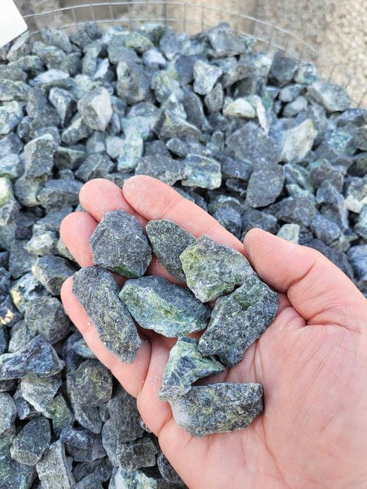 Grys Green Gravel 16-22 mm Kamienie ogrodowe dekoracyjne ozdobne akwarystyka