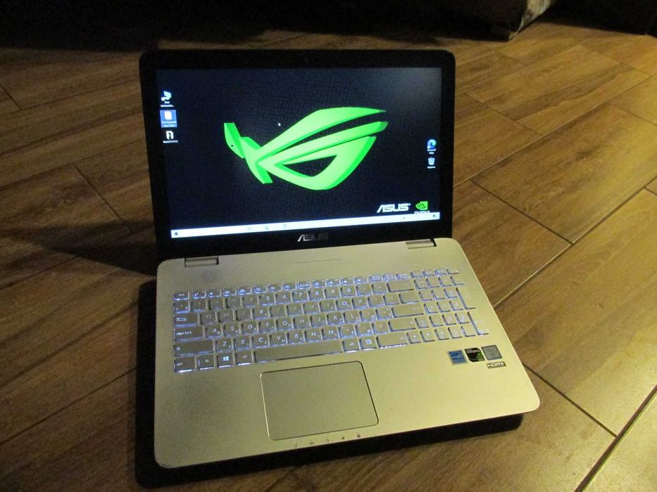ІГРОВИЙ Великий ТОП Asus/"17.3"/+i7 8 ядр-3.8Ghz!+Geforce 4Gb+16Gb