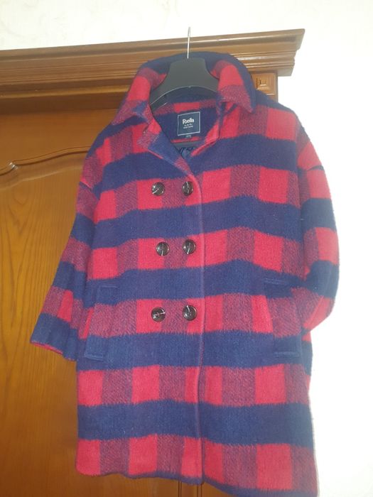 пальто женское в клетку