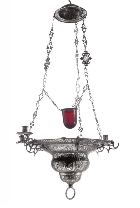 Lâmpada antiga do século XVII
prata.