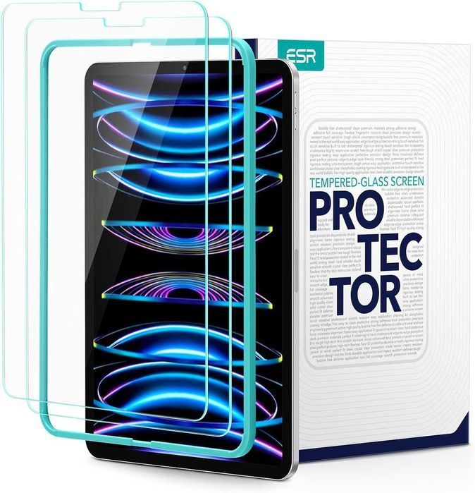 ESR Szkło hartowane iPad Pro 11 iPad 10.9" Air 5 Air 4 2szt aplikator