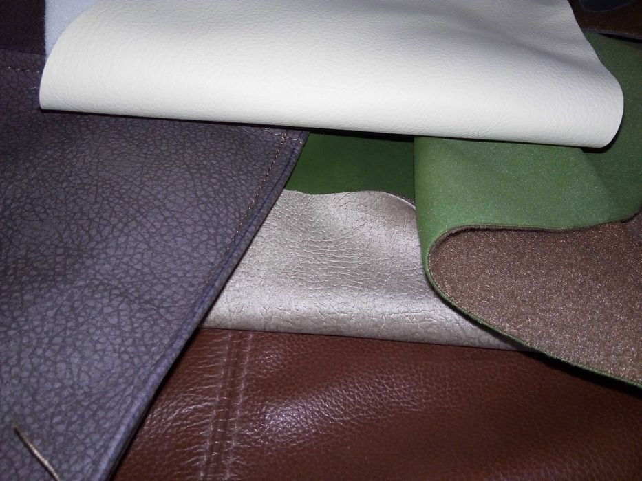 Обрезь кожзам вилюр бархат разных размеров и типов материала,одним лот