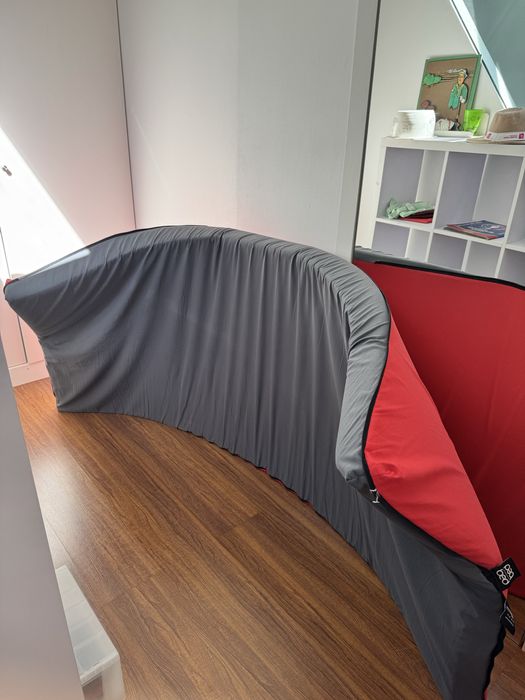 Puff Colchão Vermelho