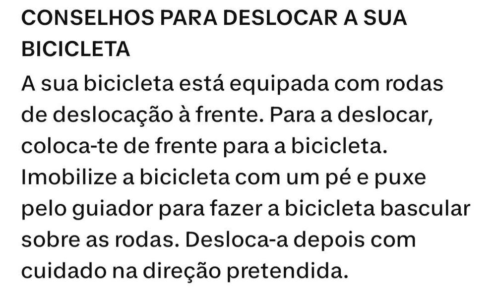 Bicicleta Nova com caixa