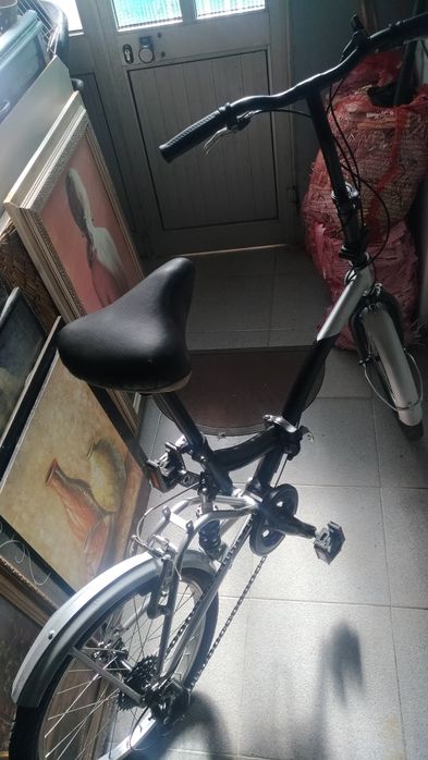 Bicicleta Dobrável roda 20 alumínio como nova toda afinada para adulto