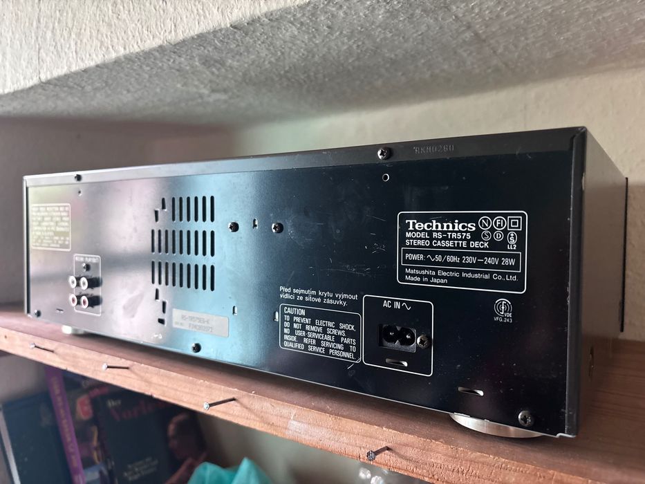 Technics RS-TR575 – Deck de Cassetes High-End (ATC / Auto-Reverse)