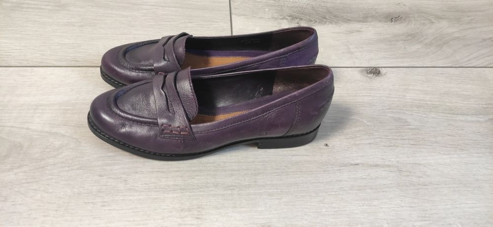 Шикарные лоферы из премиум коллекции Clarks размер 37,5-38