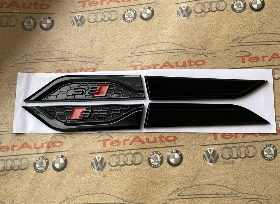 Накладка на крило двері емблема S-line S5 Audi A5 S5 8W B9 2016-2025