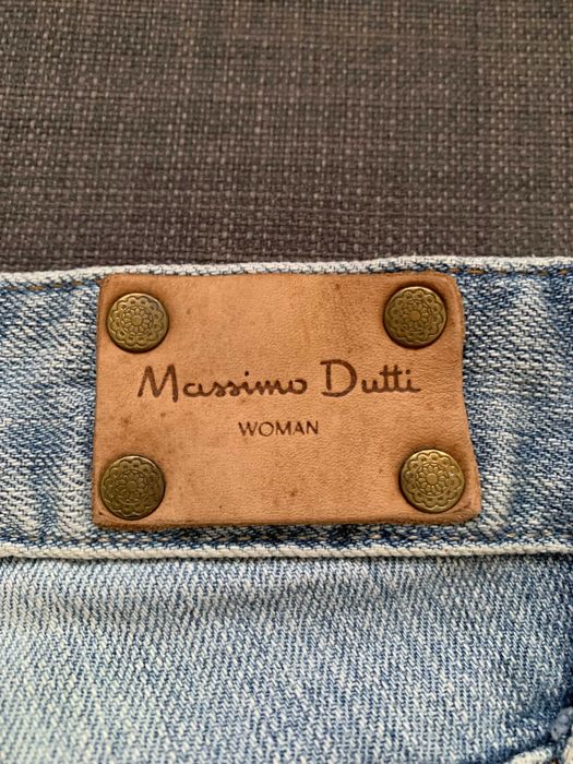 Calças de ganga azuis Massimo Dutti