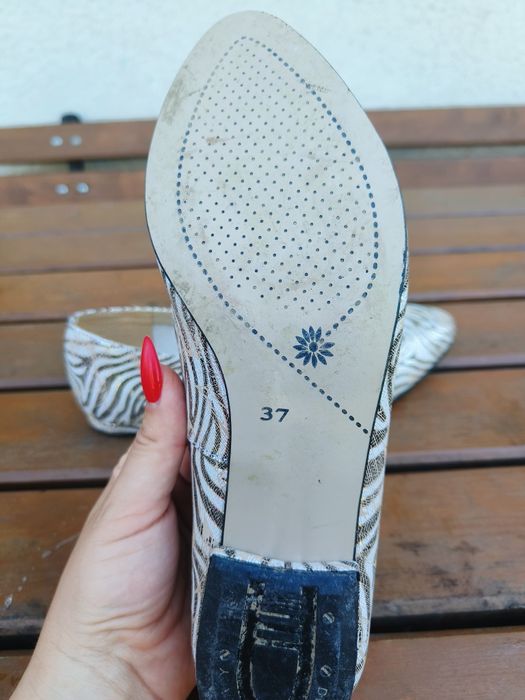 Baleriny wzór zebra