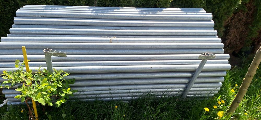 Sprzedam rury 2" (60mm/ 220 cm) ocynk