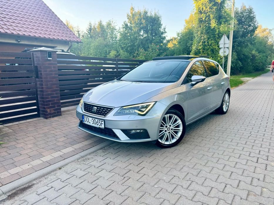 Seat Leon światła bi-LED*nawigacja*kamera*serwis*DSG*ACC aktywny*keyless