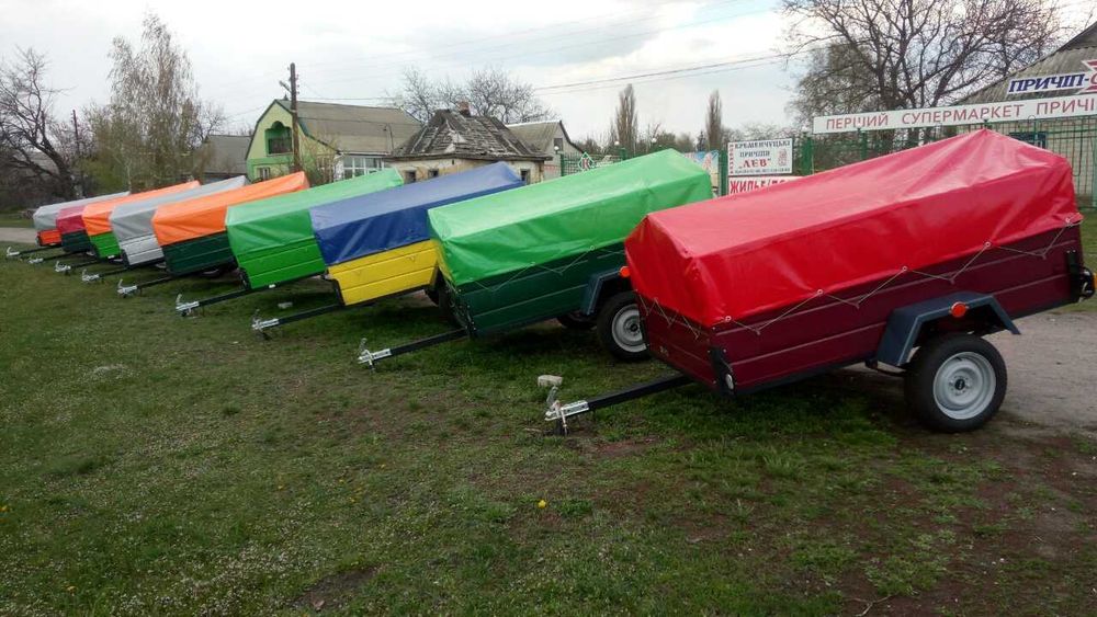 Прицеп ПРИЧІП 2500/1300 до  легкового авто. Документи для МРЕО. Завод.