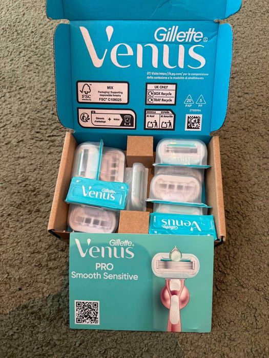 Gillette Venus Pro Smooth Sensitive wymienne wkłady do maszynki 10 szt 24066(4)