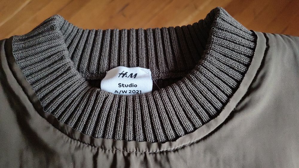 NOWY sweter wojskowy damski S khaki oliwkowy kolory MON