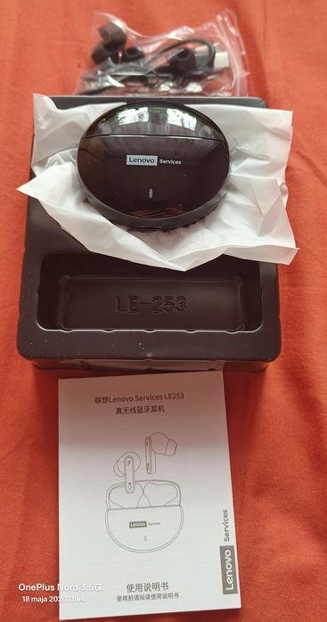 Lenovo Services 253 ANC I ENC Bluetooth V6.0 [Czarne]