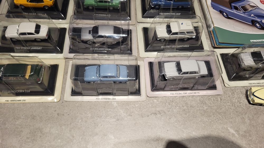 Legendy fso deagostini 1:43 modele hachette kap fiat polonez syrena