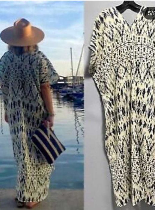 Zara сукня-туніка з рамі оверсайз