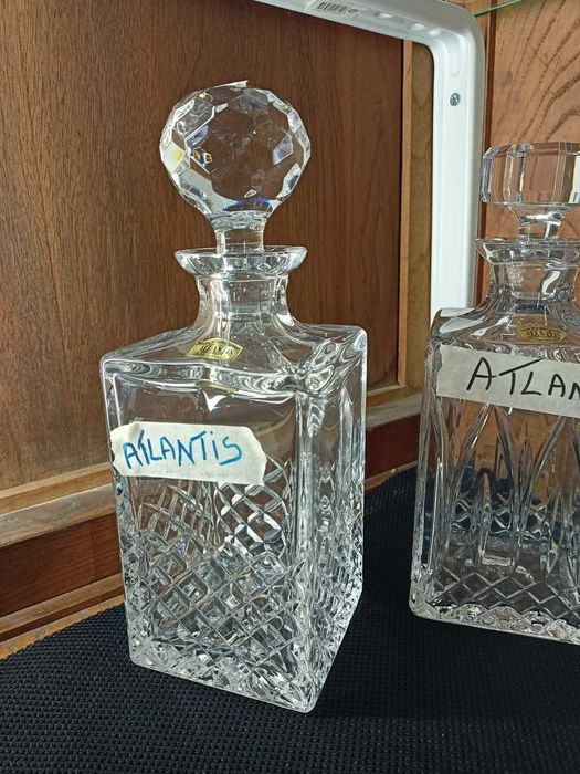 Lote Garrafas Cristal Atlantis