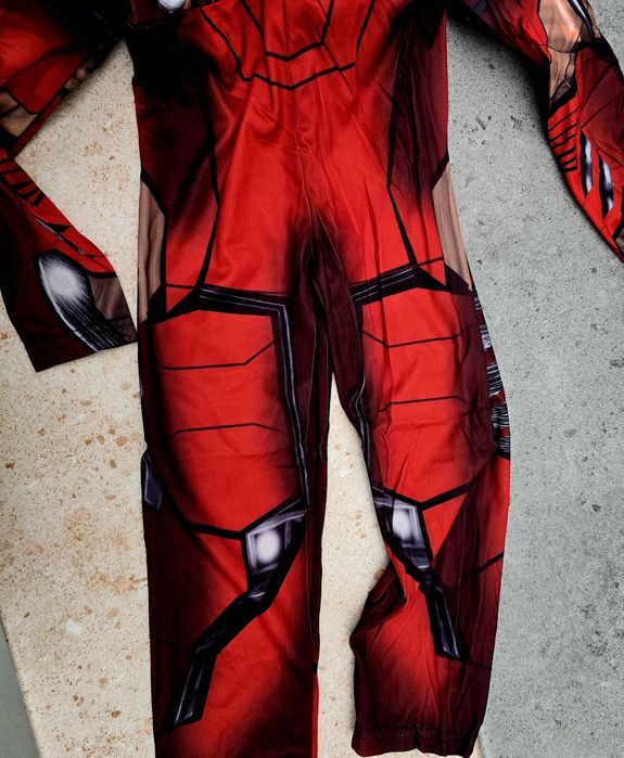 Strój przebranie dla dzieci Iron Man z maską rozm S nowy