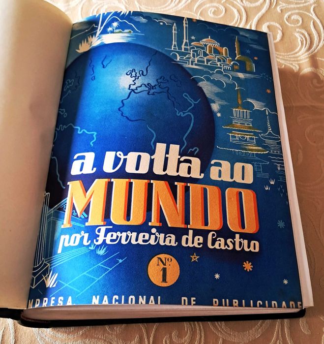 Ferreira de Castro – A Volta ao Mundo (1942/44) – Encadernação de luxo