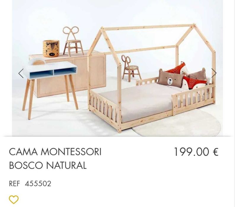 Cama Montessori HOMA pinho