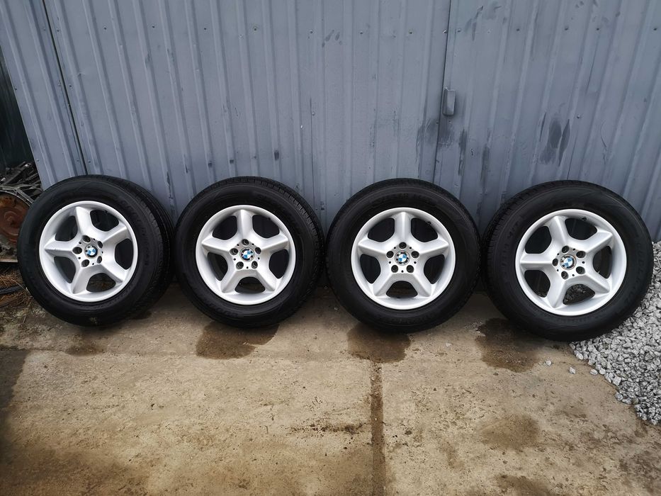 Komplet kół felgi aluminiowe 17 cali bmw styling wz 57 X5 E53 X3 E83 E46 E87 1096159