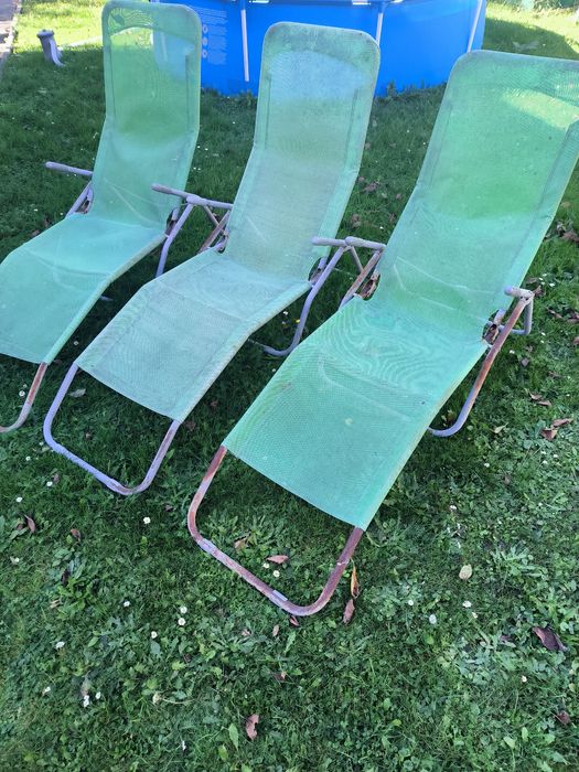 Leżaki ogrodowe 3szt