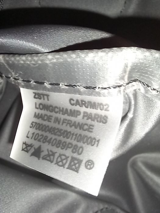 Longchamp Tamanho M Preta