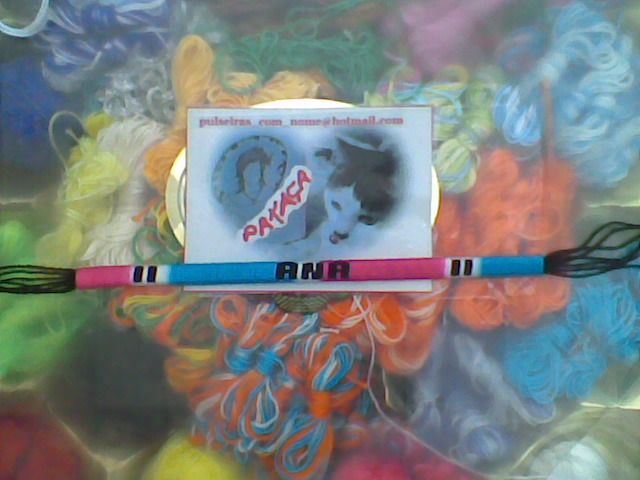 Pulseira com nome Ana