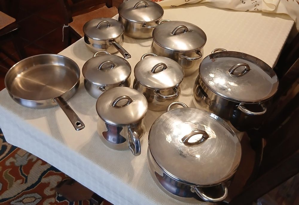 Conjunto de Panelas Silampos em Inox – 9 Peças + Tampas