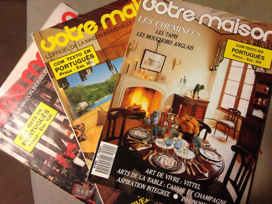 Revistas de decoração antigas