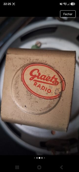 Radio Graetz a válvulas anos 50 Alemanha