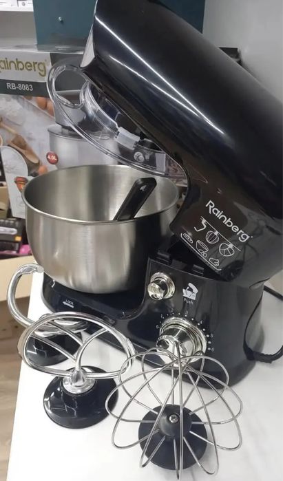 Тестомес Rainberg RB 8083 планетарный миксер блендер кухонный комбайн